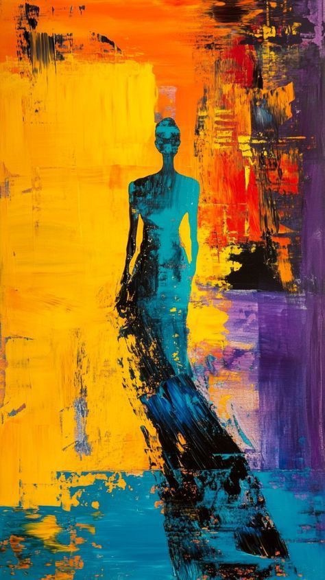 Palette Knife — Abstract Silhouette